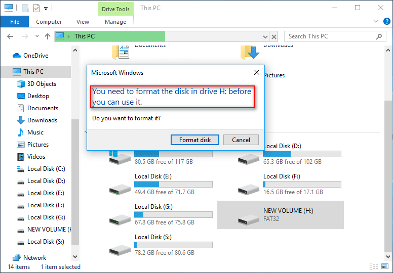 format Corrupted Kingston Pen Drive 