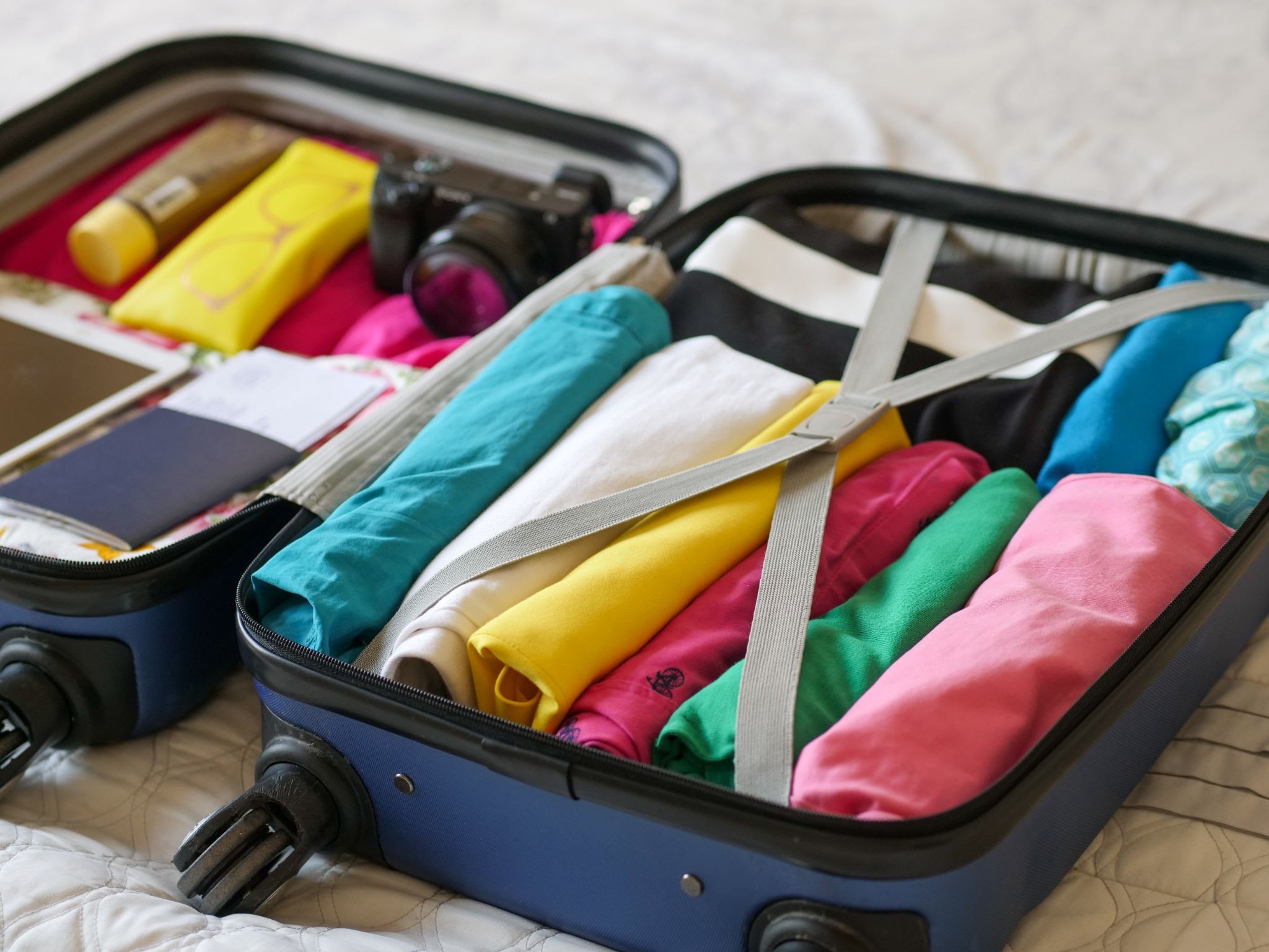 folding cloths while travel