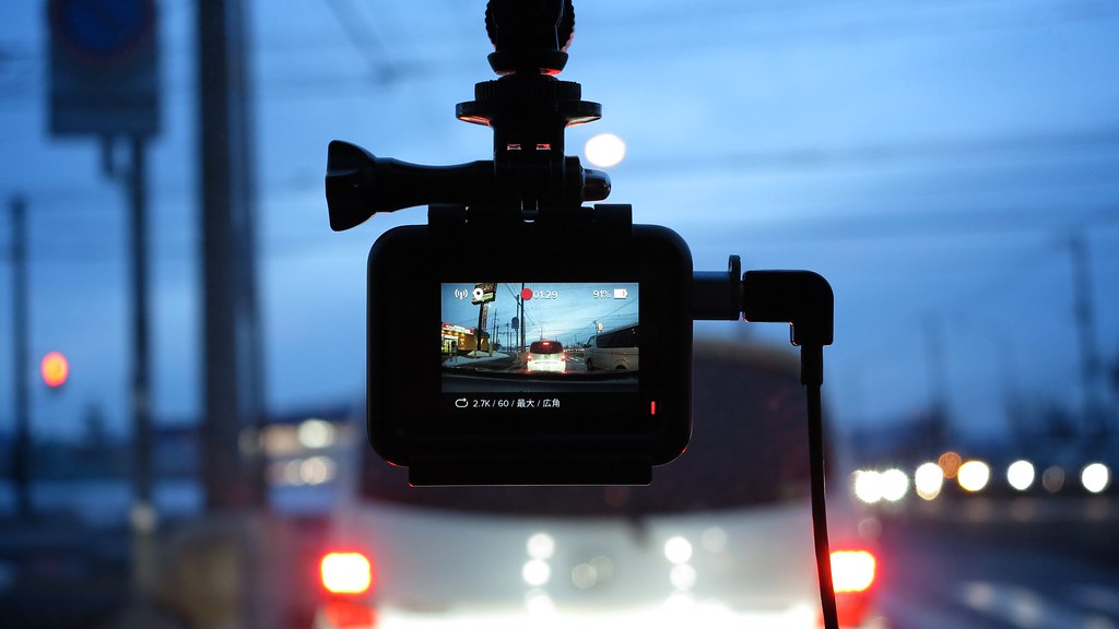 dash camera on car