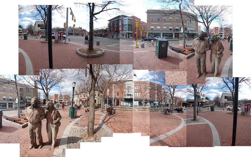 Davis Square panorama