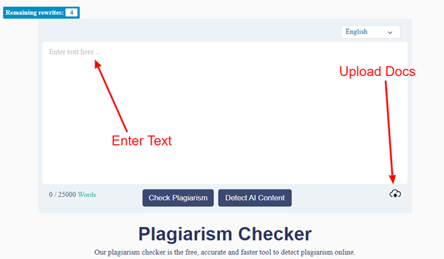 Plagiarism Checker
