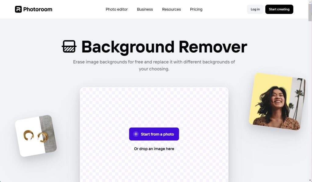 Photoroom background remover
